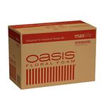 Oasis Standard Floral Foam Bricks - Case of 48 - Maxlife Floral Foam - Wet Floral Foam Bricks for Flower Arranging