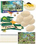 Dinosaur Toys, Dinosaur Egg Dig Kit Kids- Surprise Eggs Pack with 12 Unique Dinosaurs- Easter Eggs Science STEM Gifts for Boys Girls Dino Eggs Excavation Toy for Age 4 5 6-8 8-12 Year Old