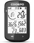 COOSPO GPS Bike Computer CS300, Wireless Cycling Computer with 2.6 LCD Screen, Bluetooth5.0 ANT+ Bicycle Speedometer Odometer with Customize Display, Auto-Backlight & 40H Long Battery Life