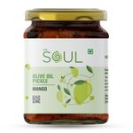 Soul Mango Pickle in Olive Oil 265 Grams - A Tangy Delight Made with Olive Oil