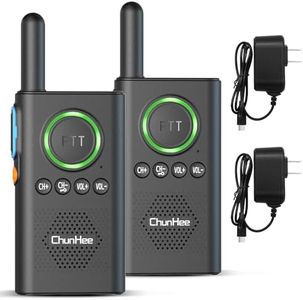 ChunHee Wireless Intercom for Home - Caregiver Pager Intercom for Elderly with Emergency SOS Alarm, 1.5 Miles Long Range for Office Business Room to Room Communication Systems, 4 Pack