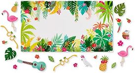 American Greetings Tropical Luau Party Supplies, Photo Booth Props and Backdrop (22-Pieces)