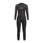 ORCA Womens Vitalis Thermal Openwater Back Zip Wetsuit - Black - Thermal Warm Heat Layer Layers Womens Size - XL