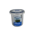 Lock & Lock HPL932D Round Storage Container - Clear/Blue, 700ml