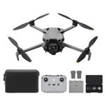 DJI Mini 5 Pro Fly More Combo with DJI RC-N3, Drone with Camera, 1-Inch CMOS, 4K Drone for Beginners with Omnidirectional Obstacle Sensing, ActiveTrack 360°, 225° Gimbal Rotation, 3 Batteries, C0