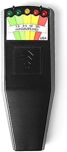 Eacam EMF Meter, Electromagnetic Field EMF Gauss Meter, Radiation Detector Portable EMF Magnetic Field Monitor 5 LED Gauss Meter