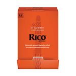 D’Addario Woodwinds - Rico Bb Clarinet Reeds - Reeds for Bb Clarinet - Crafted for Beginners, Students, Educators - Strength 1.5, 50-pack