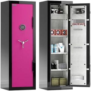 Fireproof Safe with Digital Lock – Heavy-Duty 8.12 cu.ft Large Safe Box for Home, Office & Business | Secure, Durable & Stylish Design | Waterproof & Burglar-Proof (ROSE PINK)