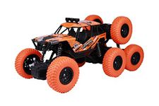 N2J2 SHOP 8 Wheel Rock Crawler Remote Control Car 1:18 Scale High Speed Racing Monster Truck Rechargeable Toys for 5 Years Old Kids Boys (Multicolor)