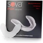 SOVA Max Night Guard - 2.4mm Thin - Custom-Molded Fit - Protects Against Nighttime Teeth Grinding & Clenching - Odor & Taste Free - Remoldable Up to 20 Times - Non Toxic