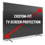 TV Guard Custom Size TV Screen Protector – Compatible with All Brands & Models | Scratch-Resistant | Sizes 24"–120" | For LCD, OLED, LED, QLED 4K TVs | Easy Installation