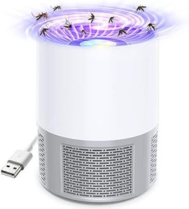 Mosquito Killer Lamp, Bug Zapper, Portable Zappers USB Rechargeable Mosquito Killer Lamp, Indoor Outdoor Use Bug Zapper Powerful Attractant for Backyard Patio Camping