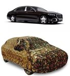 NEXTON All Weather Protection & Semi Waterproof Car Body Cover for Mercedes Benz Maybach with Mirror Slots (Military Color)|Car Accessories