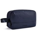 Toiletry Bag for Men, BAGSMART Mens Travel Toiletry Bag, Water-Resistant Dopp Kit for Travel, Lightweight Wash Bag Bath Fits Full Sized Toiletries, Blue