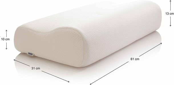 TEMPUR Queen XL Ergonomic Memory Foam Pillow – Supportive Comfort
