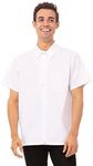 Chef Works Unisex Utility Cook Shirt, White, Large