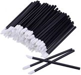 ZHIYE Lip Brushes, 200Pcs Black Lip Brushes Make Up Brush Lipstick Lip Gloss Wands Applicator Tool Makeup Beauty Tool Kits