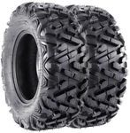 GAOMON AT18x9.5-8-4PR ATV Tires, All Terrain ATV UTV Mud Trail Tires(Set of 2, Tubeless)