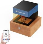 SCULPFUN iCube Pro Laser Engraving Machine 5W with Filtering, Portable Mini Laser Engraver Cutter with 0.06mm Precision, 10000mm/min High-Speed Engraving Cutting for Wood Paper