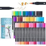 ParKoo Dual Brush Marker Pens for C