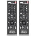 [Pack of 2] Newest Universal Remote Control Replace for Toshiba TV Remote and All Toshiba TV Replacement for LCD LED HDTV Smart TVs Remote