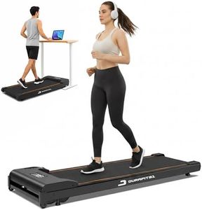 Durafit91™ Compact Lite 3HP Peak BLDC Motor Walkpad Treadmill with Remote Control | 120 kg User Capacity Walking Pad| 10km/h Max Speed | LED Display with Under-Desk Design | Home Use
