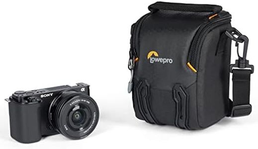 Lowepro Adventura Sh 115 Iii, Camera Shoulder Bag With Adjustable/Removable Shoulder Strap, Camera Backpack For Mirrorless Camera, Compatible With Sony Alpha 6000 Series, Black