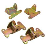 LOSTAR 4 x Solid Motor Engine Mount Combo SBC BBC For 1973-1990 Che-vy Camaro Firebird Chevelle Nova Impala Caprice Frame Mount Rat Hot Rod