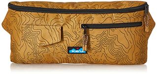 KAVU Kiyo Carryall Crossbody Belt Bag Hip Fanny -Tan Topo