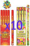 80cm Giant Confetti Shooter Party Wedding Poppers Compressed Air Cannon x10