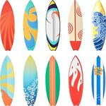 Outus 60 Pcs Surfboard Cutouts Summ