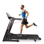 JLL T450 Folding Home Treadmill, 4.5HP Treadmill with Speaker, LCD Display, Speed 0.3-18 KPH Walking Machine for Home, Incline Portable Running Machine with Bluetooth | 20 Programmes