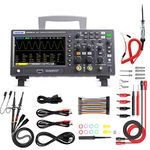 Hantek DSO2D15 Digital Storage Oscilloscope 150MHz 1GSa/s 8M,2 Channel,2CH+1CH with Signal Source, 12.5x 5.5 x 5.9inches