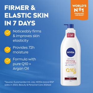 NIVEA Q10 60+ Body Lotion 400ml – Firming Moisturizer for Mature Skin
