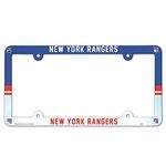 NHL New York Rangers Full Color License Plate Frame, Team Color, One Size