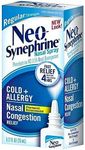 Neo-Synephrine Nasal Decongestant Spray Regular Strength 0.50 oz(PACK OF 4)