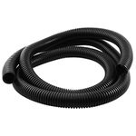 Sellify 2M Length 25mm Flexible Insulated Black PVC Corrugated Tube Hose Pipe