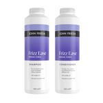 John Frieda Dream Curls Shampoo & Conditioner 500ml x2. Curl Shampoo and Conditioner Duo with Frizz Ease Care for Wavy Hair and Soft Definition