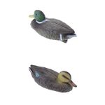 FLAMEER 1 Pair Floating Mallard Duck Decoys Hunting Shooting Bird Decoy Duck Vivid