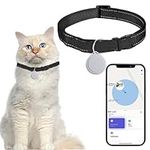 Cat Tracker - GPS Tracking Device - Reflective Real-Time GPS Tracker for Cats Collar- No Monthly Fee - Works with Apple Find My (Only iOS)