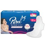 Paree Ultra Thinz Soft & Rash Free Pads, XXL 50 Ultra Thin Pads, Leakage Protection With 4 Wings, Super Soft Comfort, Heavy Flow Champion Sanitary Pads for Women With Disposable Covers