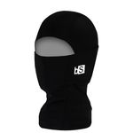 BLACKSTRAP Kids' Expedition Hood Dual Layer ExoHinge Balaclava Ski Mask, Helmet Compatible, Maximum Warmth and Comfortable for Kids, [Black]
