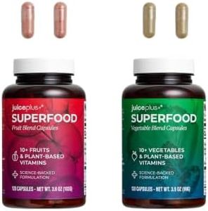 Juice Plus+ Fruit & Vegetable Blend, 2 Bottles (60+60 Servings)