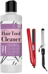 16oz. Iron Cleaner Solution - Keep Styling Tools Working Effectively with Hot Iron Cleaner - Made in USA for Curling & Flat Irons - Cosmetology Supplies