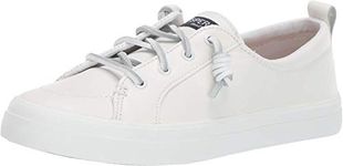 Sperry Women's Crest Vibe Sneaker, White, 3.5 UK