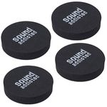 Sound Addicted Isolation Pads for Soundbar - Anti Vibrations Foam Pads Feet (4Pack) 2.5'' x 0.65'' Suitable for Most Sound bars - BarPads (Round)