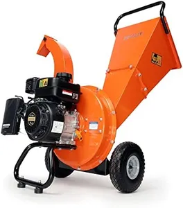 EFCUT C30 Wood Chipper Shredder Mulcher 7 HP 212cc Heavy Duty Rotor Engine Gas Powered 3 inch Max Wood Diameter Capacity 20:1 Reduction Ratio