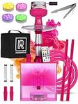 Pink Hookah Set with Everything - P