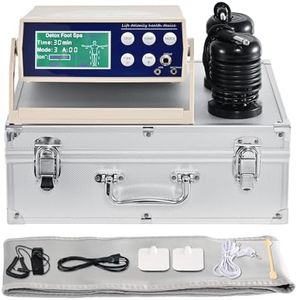 Ionic Foot Bath Detox Machine Professional, Foot Detox Bath Ionic Machine, 2 Arrays, 5 Detox Mode, Wrist Strap, Far Infrared Belt