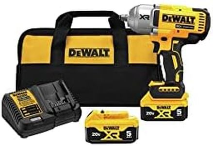 DEWALT 20V MAX XR 1/2 in. High Torque Impact Wrench with Hog Ring Anvil Kit (DCF900P2)